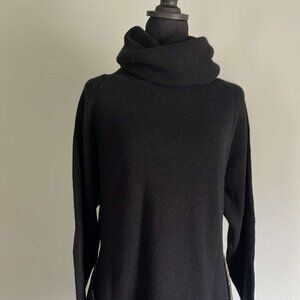 Belford Merino Wool Asymmetric Cowl Neck Sweater Vintage Y2K Office Lagenlook